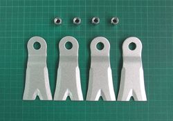 自走式あぜ草刈機カルステージ用メタルフリー300K用替刃