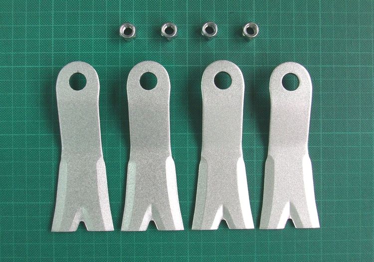 自走式あぜ草刈機 オーレック、やまびこ(共立)、ISEKIアグリ ウイングモア 刈幅690mm用替刃 〜爪屋ドットコム〜